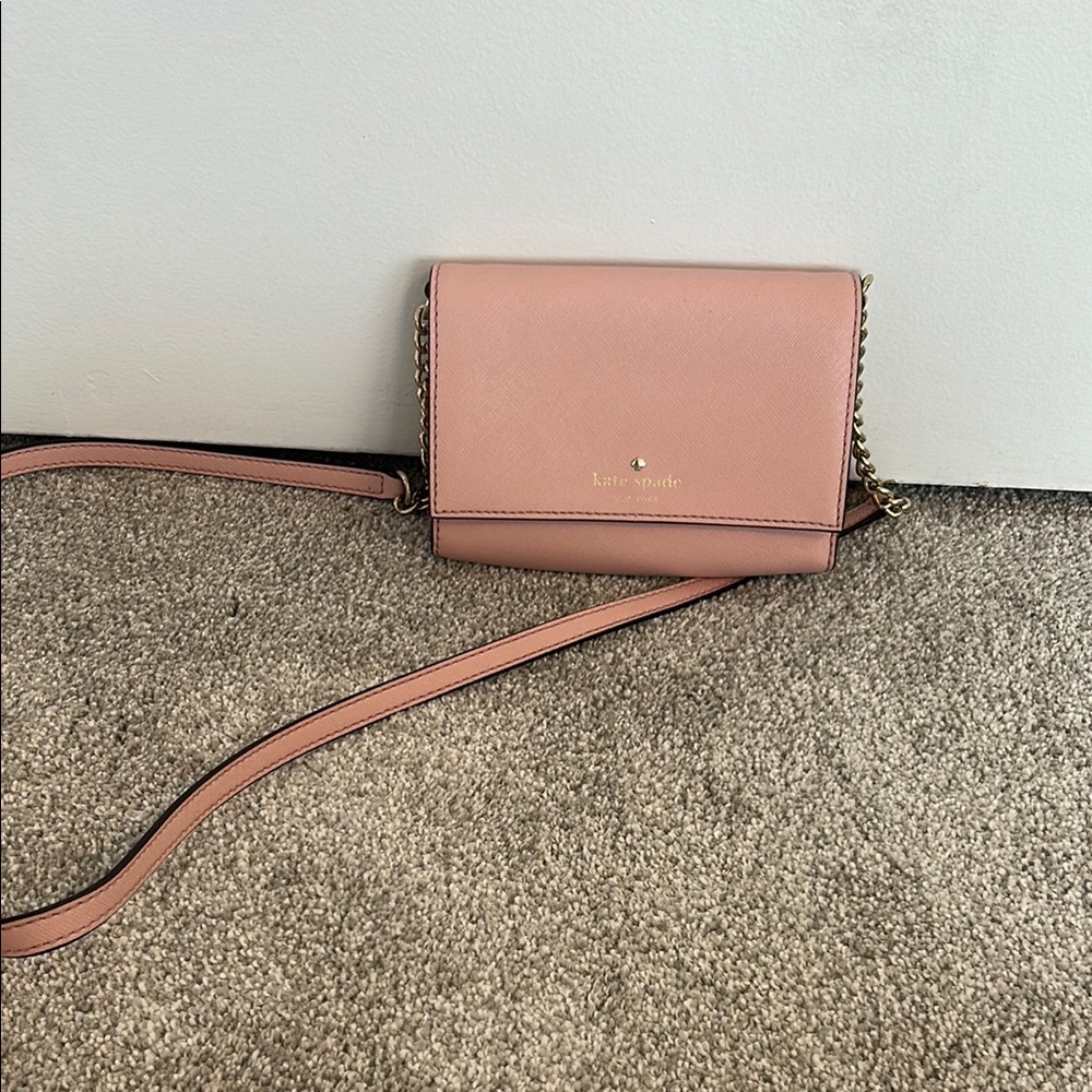 Kate Spade Pink Leather Crossbody Bag